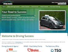 Tablet Screenshot of driving-success.net